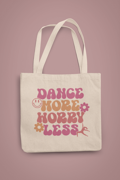 Dance More Worry Less Happy Face Digital Download Design File