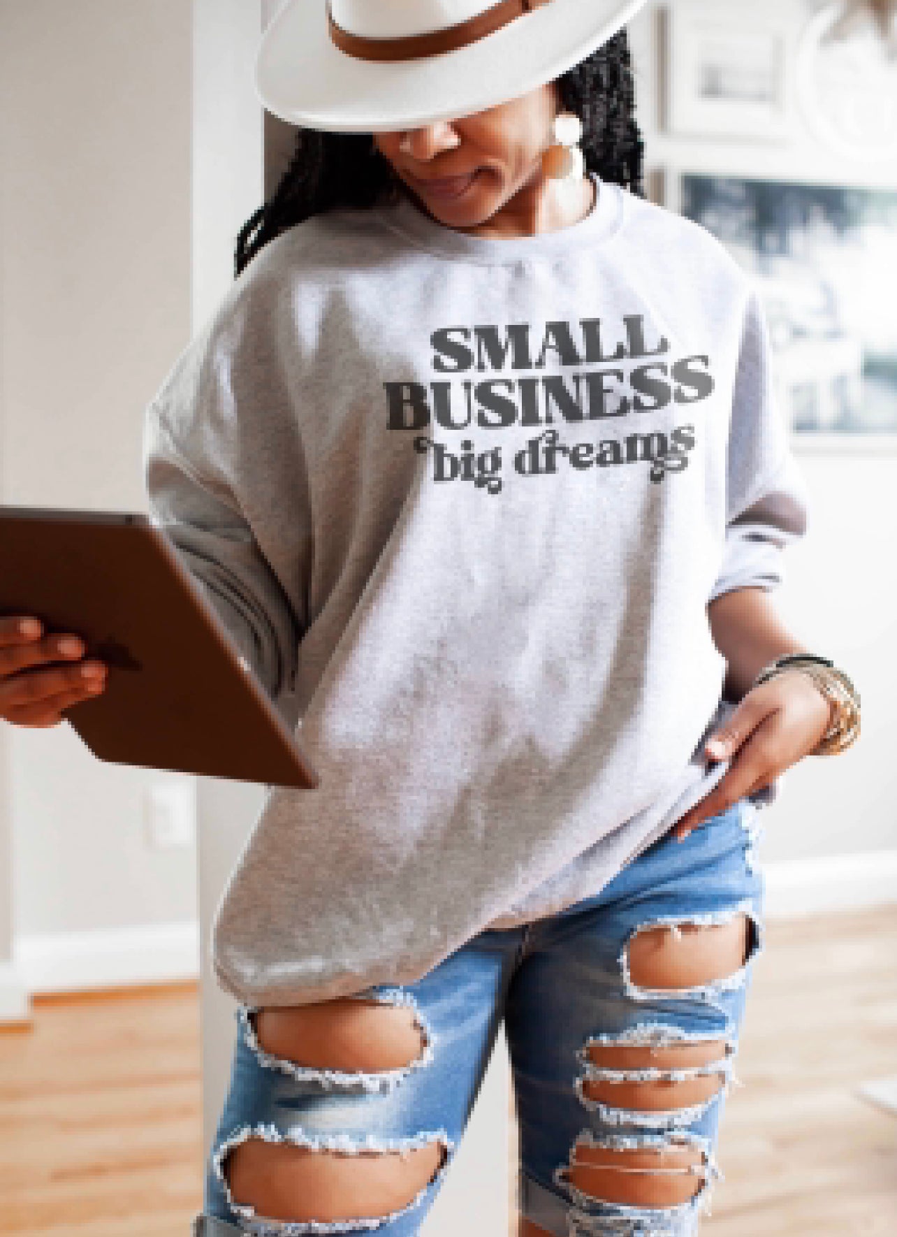 Small business giant store sweatshirt