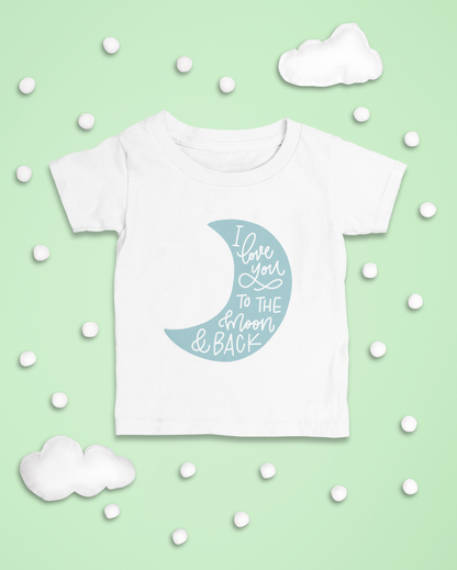 I Love You to the Moon and Back SVG Digital Download Design File