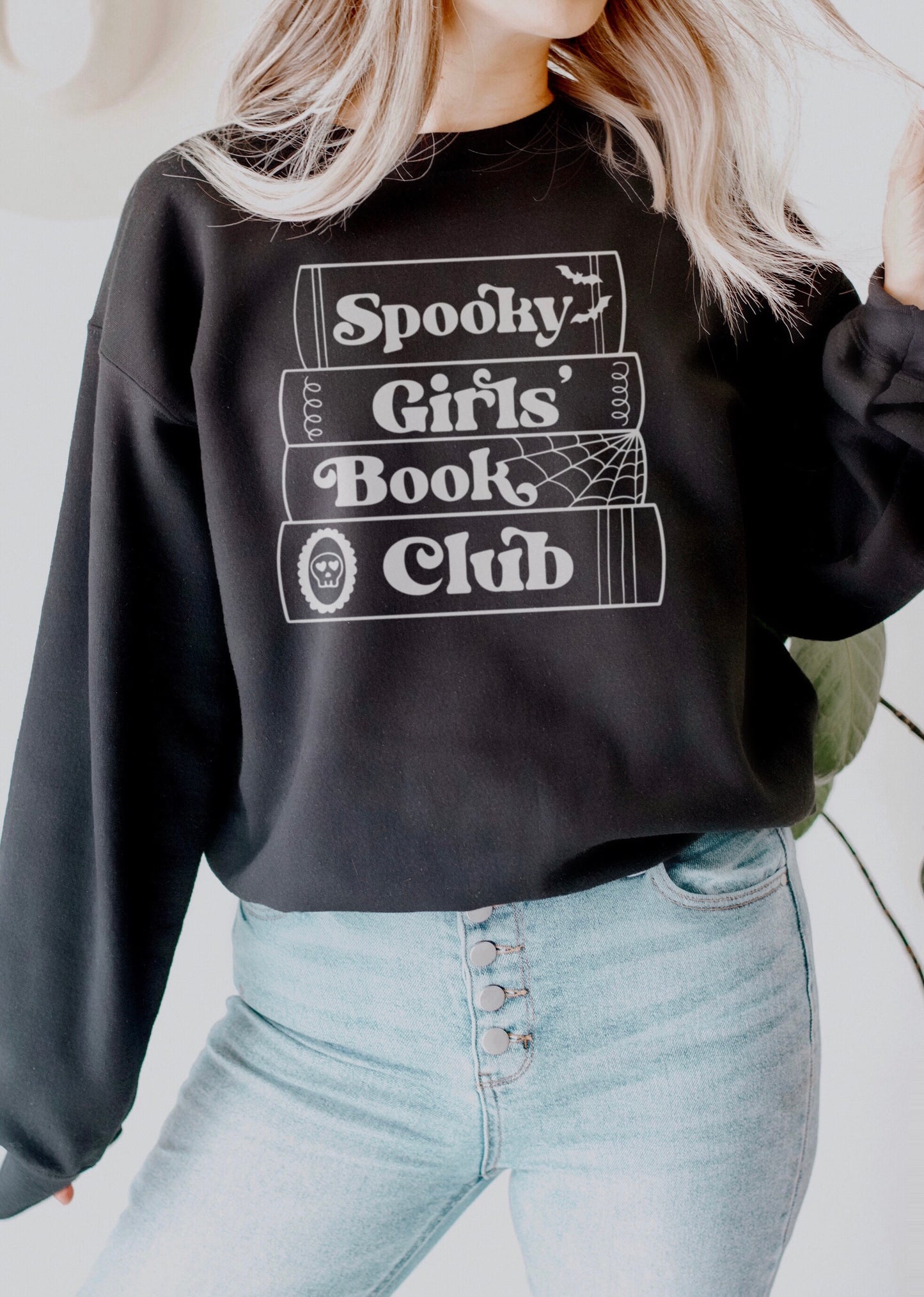 Spooky Girls Book Club SVG Digital Download Design File