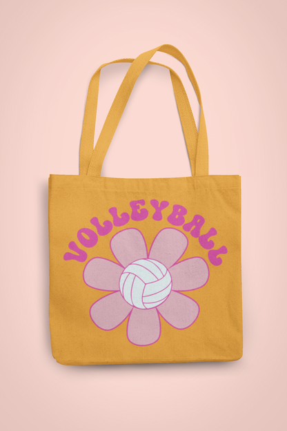 Volleyball Groovy Flower Digital Download Design File