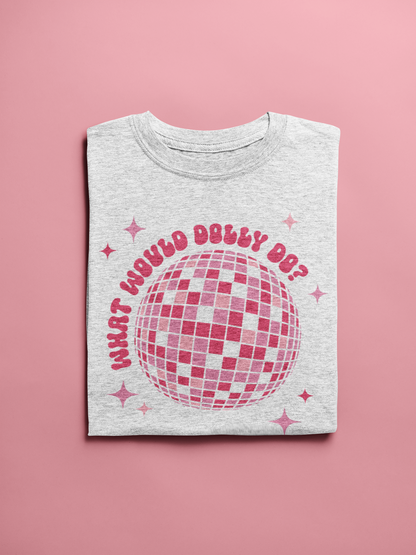 What Would Dolly Do Disco Ball SVG Digital Download Design File