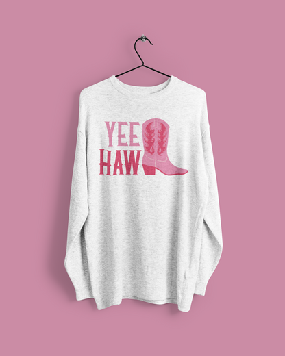 Yee Haw Cowgirl Sweatshirt SVG