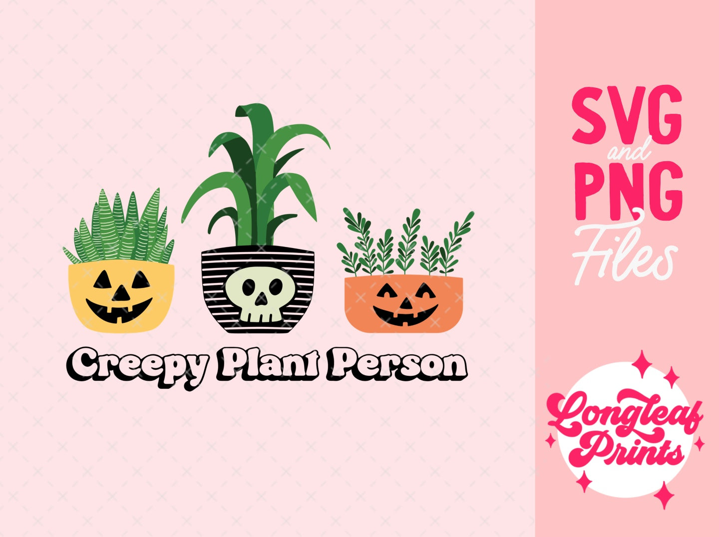 Creepy Plant Person SVG Digital Download Design File
