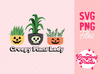Creepy Plant Lady SVG Digital Download Design File
