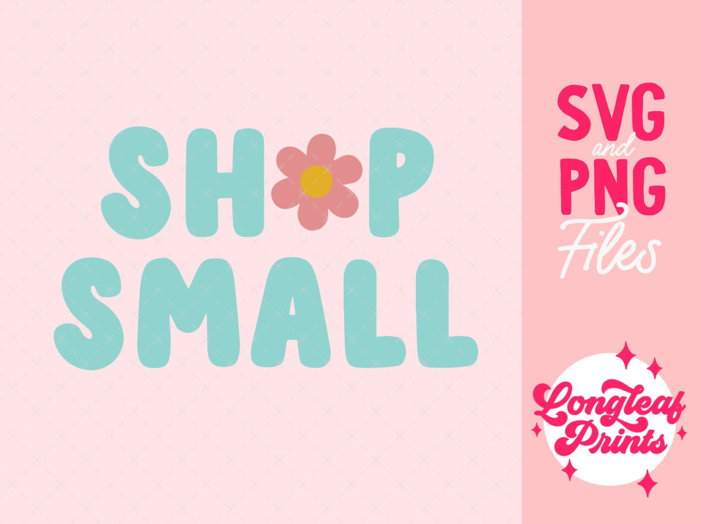 Shop Small Retro Flower SVG Digital Download Design File